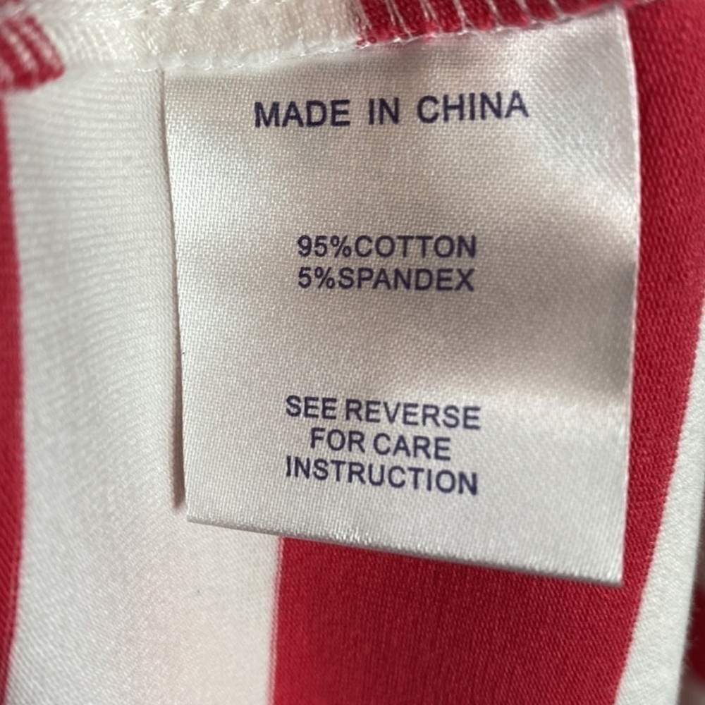 Tyler Böe Alexa stripped red & white rugby dress size S - Picture 4 of 5